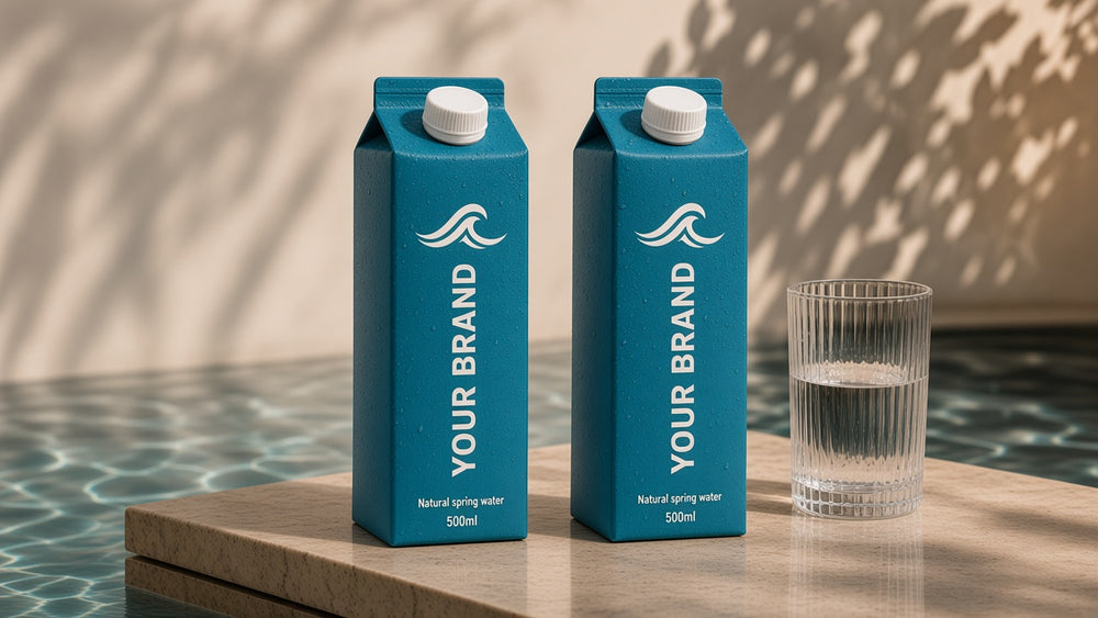 Example design: cartons fully printed in your brand